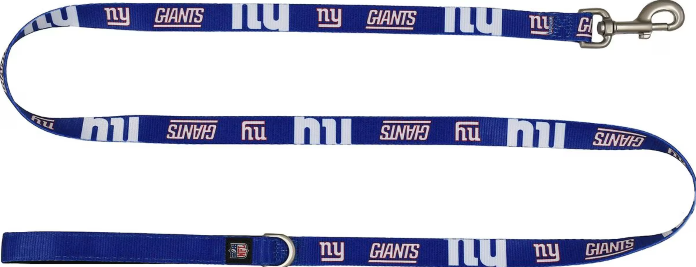 Littlearth NFL Premium Dog & Cat Lead, New York Giants