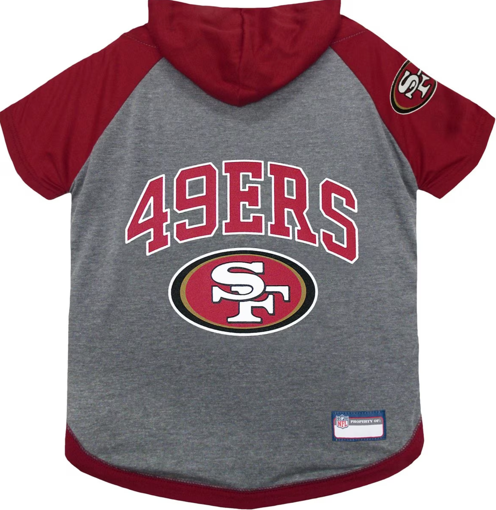 Pets First NFL San Francisco 49Ers Hoodie Dog & Cat Tee Shirt
