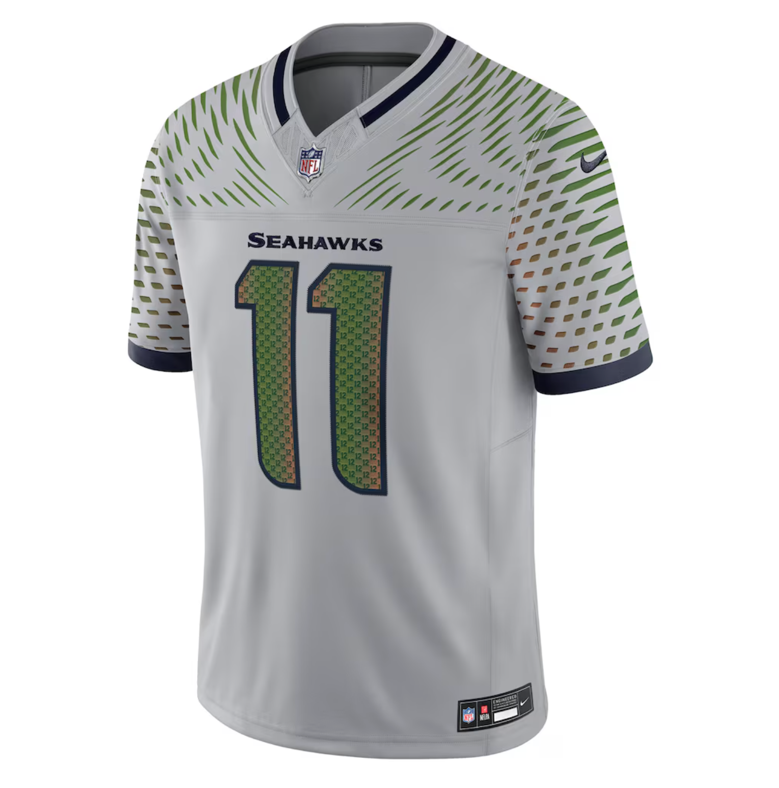 Men's Seattle Seahawks Jaxon Smith-Njigba Nike Wolf Gray 2025 Rivalries Collection Limited Jersey