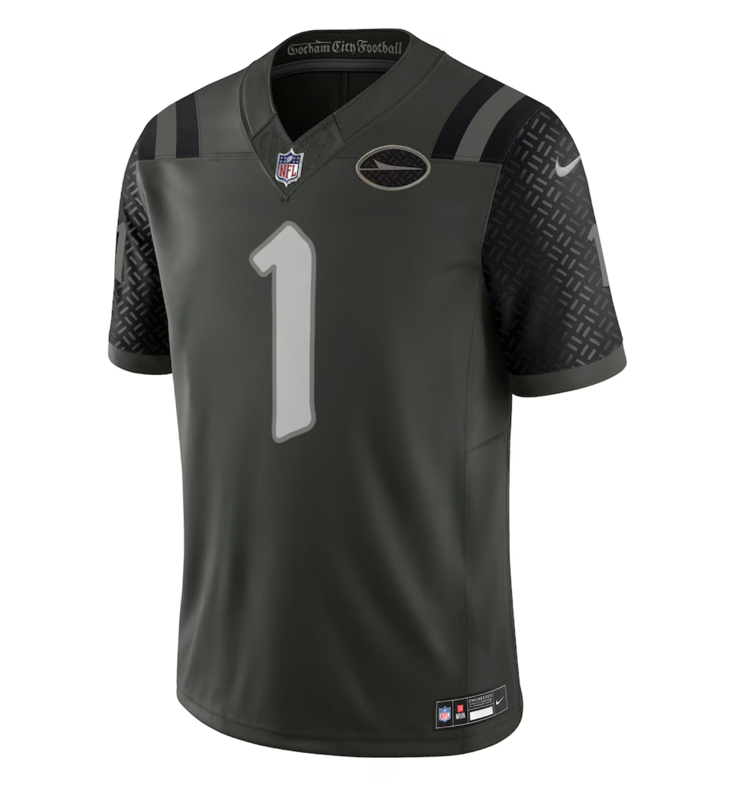 Men's New York Jets Ahmad Sauce Gardner Nike Gotham Green 2025 Rivalries Collection Limited Jersey