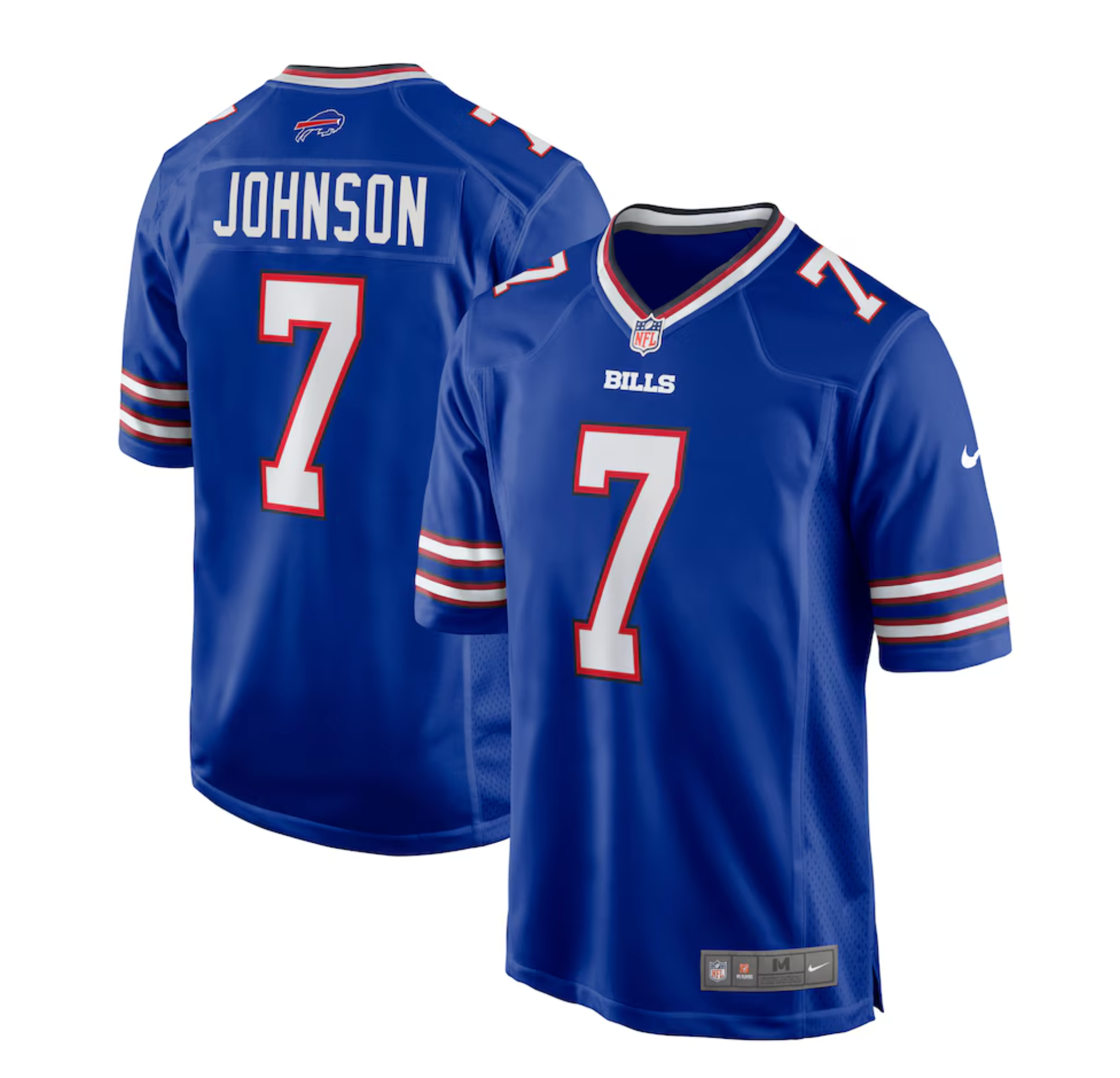 Men's Buffalo Bills Taron Johnson Nike Royal Game Jersey