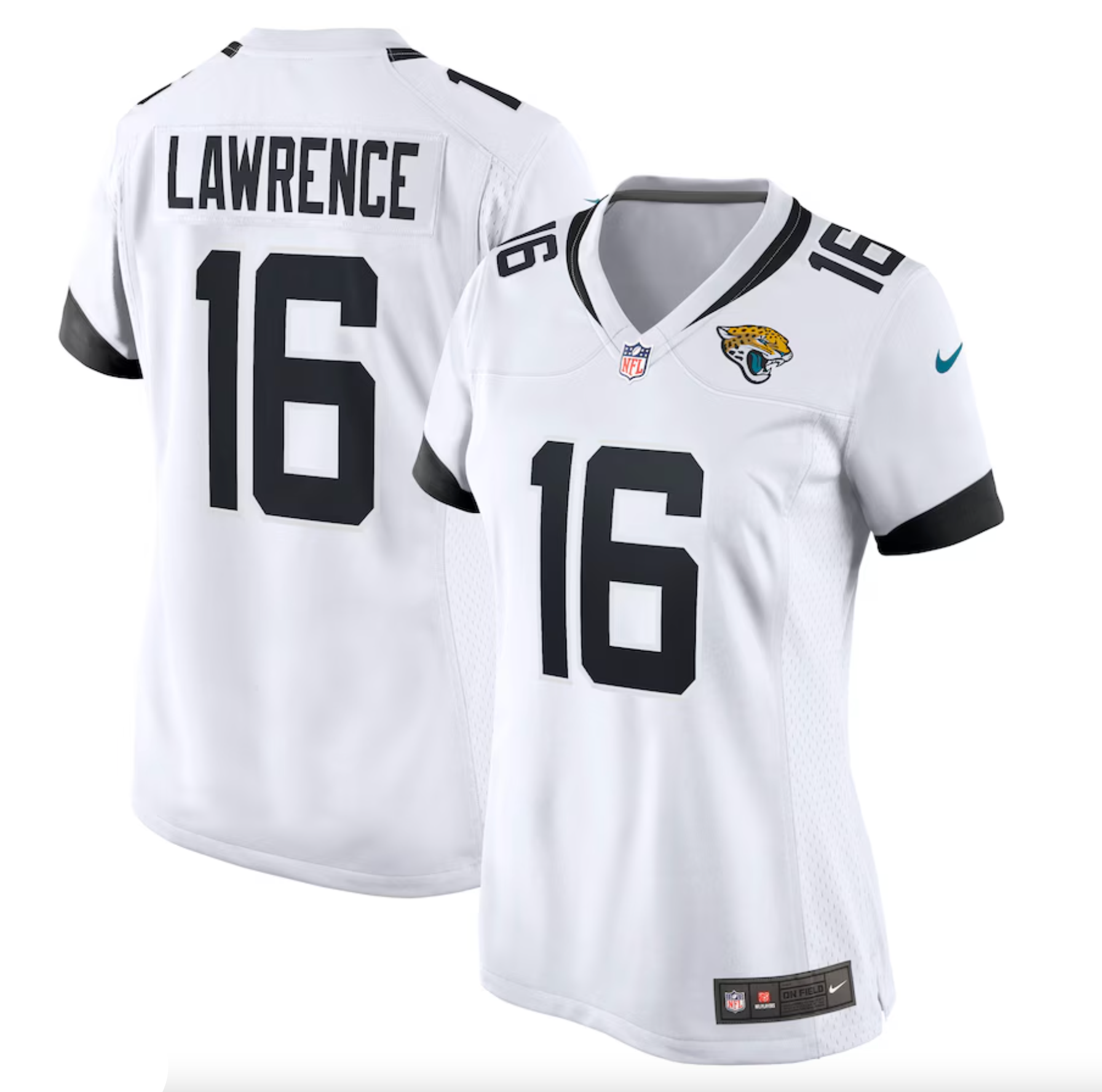 Women's Jacksonville Jaguars Trevor Lawrence Nike White Game Jersey