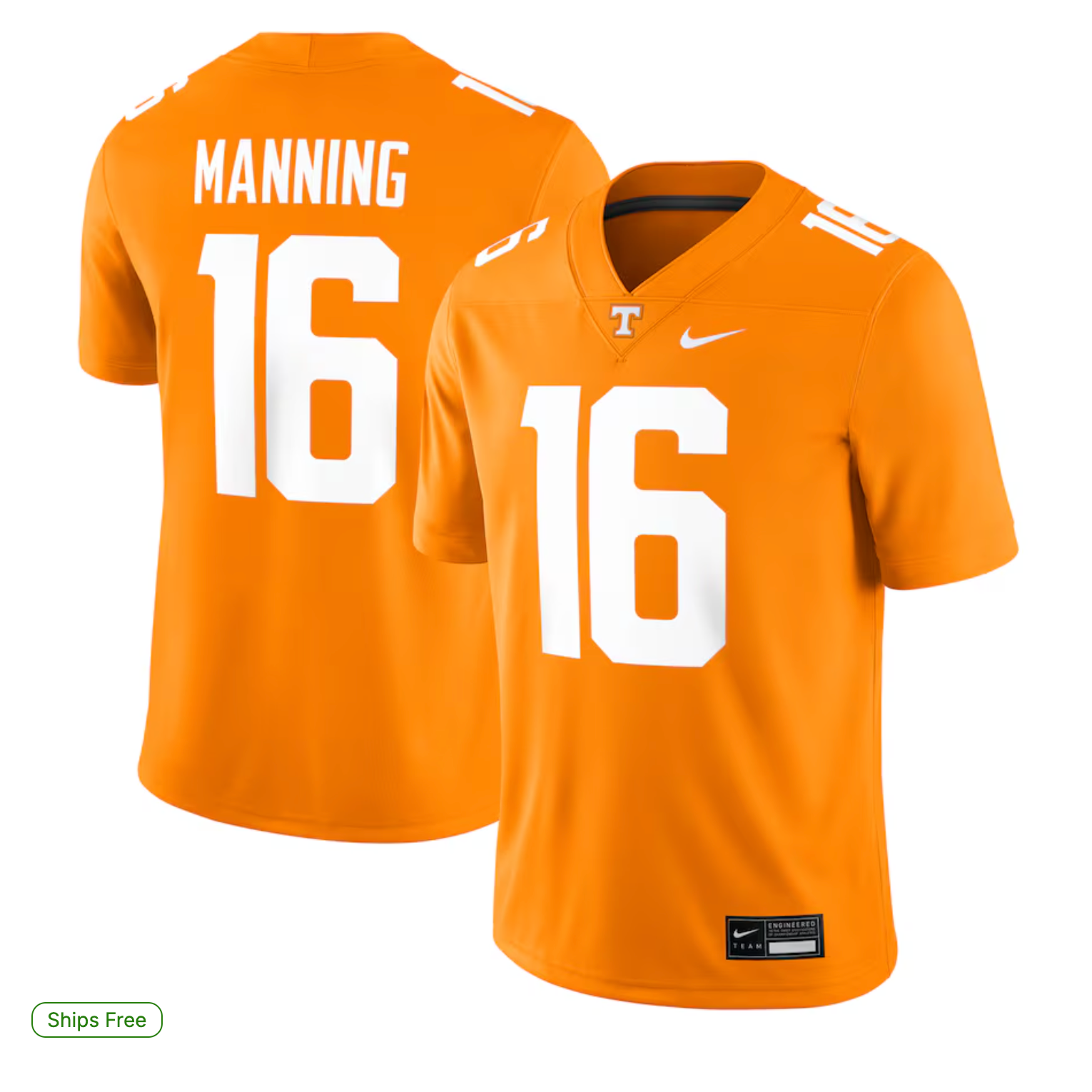 Peyton Manning Tennessee Volunteers Nike Alumni Player Game Jersey - Tennessee Orange