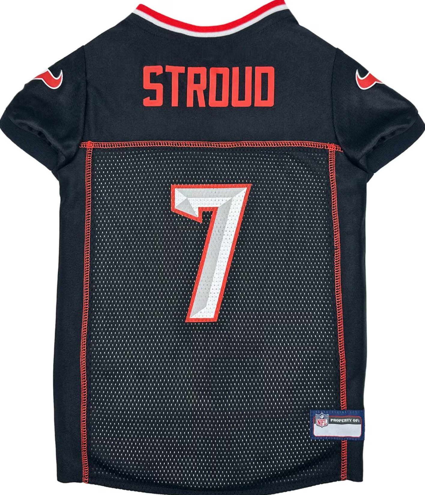 Pets First NFL Player Dog Jersey, C.J. Stroud, Texans