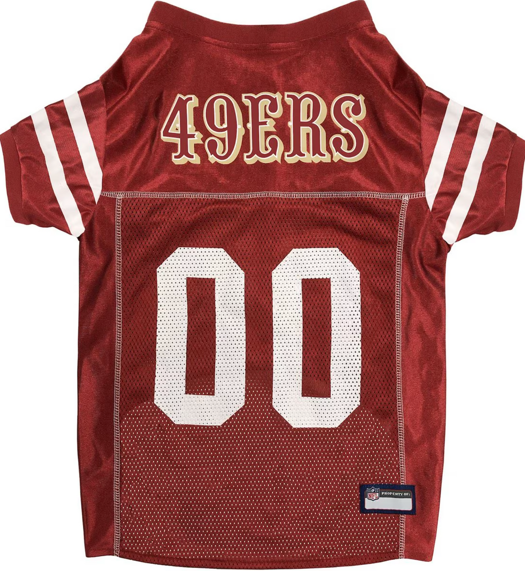 Pets First NFL Dog & Cat Jersey, San Francisco 49ers