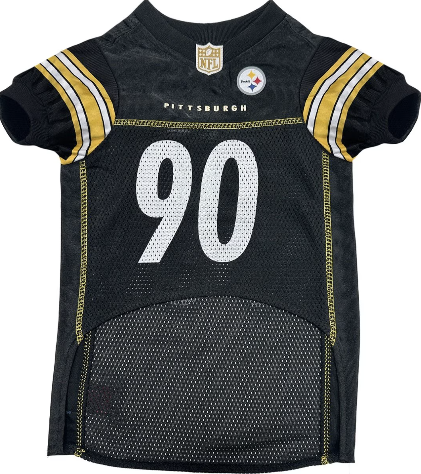 Pets First NFL Player Dog Jersey, T.J. Watt, Pittsburgh Steelers