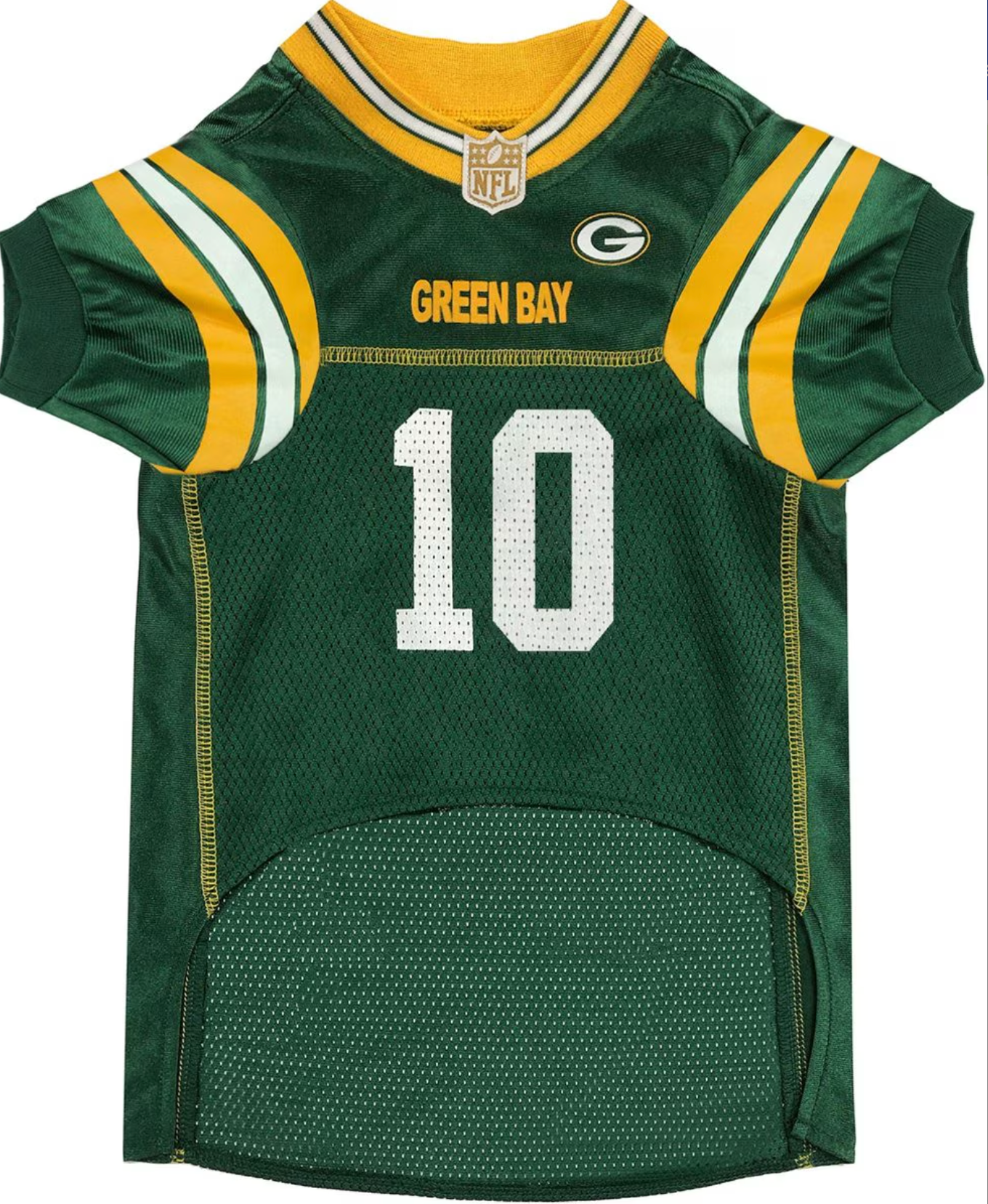 Pets First NFLPA Jordan Love Dog & Cat Jersey, Green Bay Packers