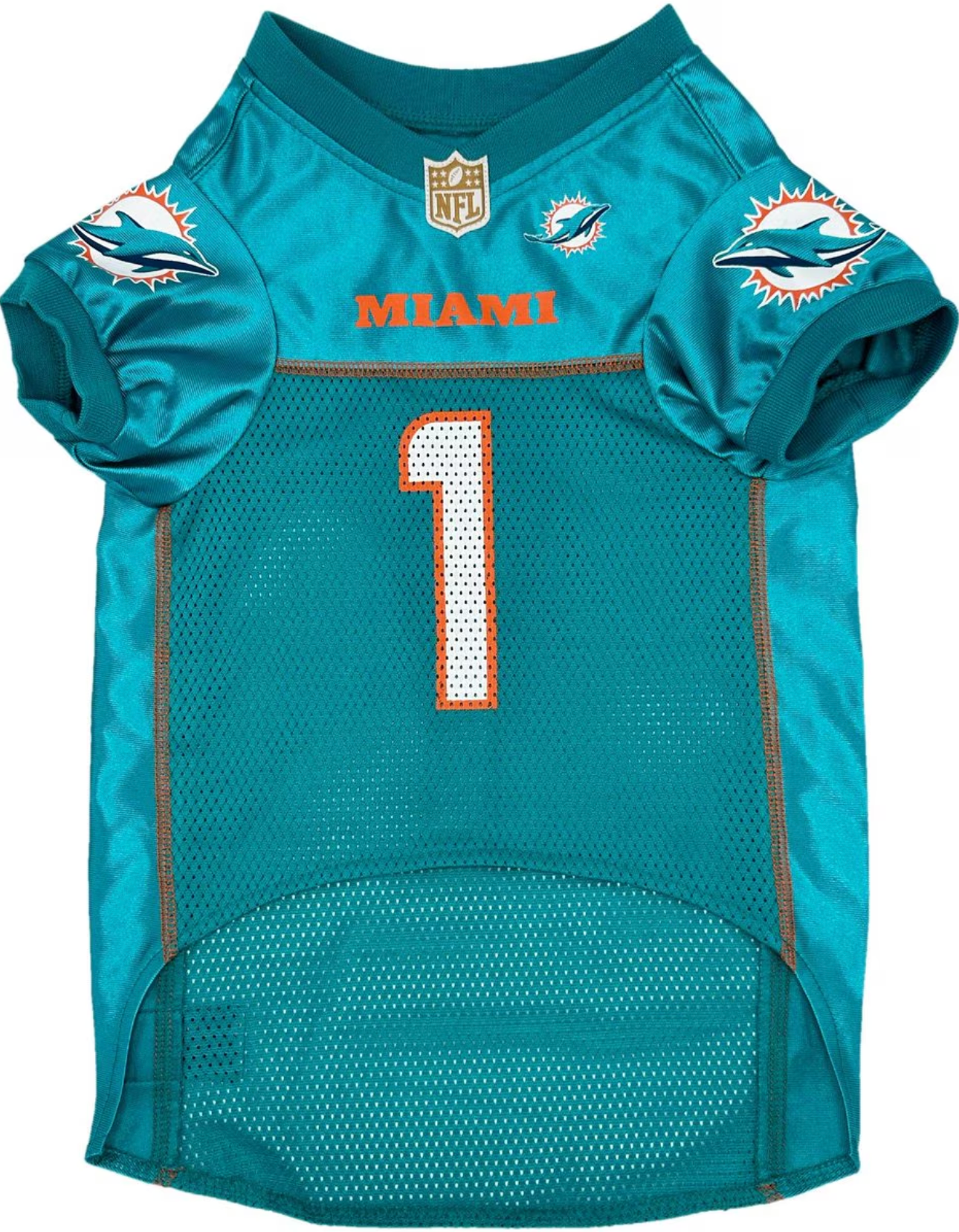 Pets First NFLPA Tua Tagovailoa Dog & Cat Jersey, Miami Dolphins