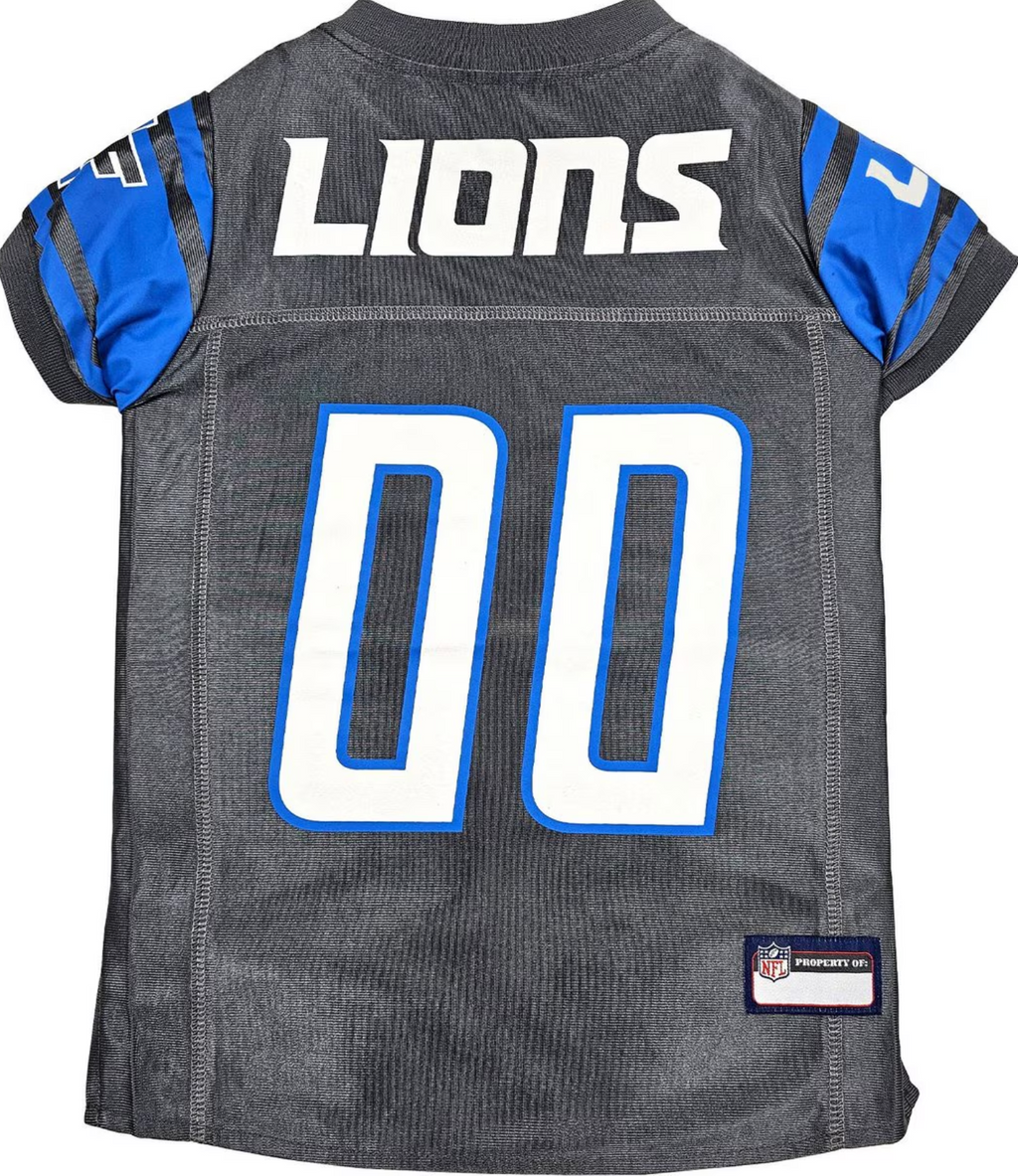 Pets First NFL Detroit Lions Color Rush Dog & Cat Jersey