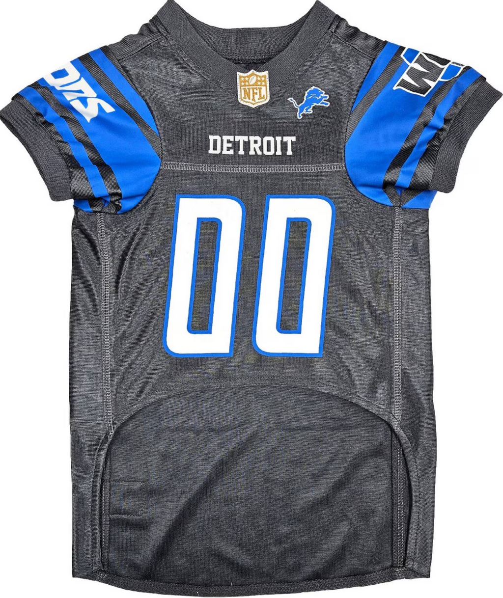 Pets First NFL Detroit Lions Color Rush Dog & Cat Jersey