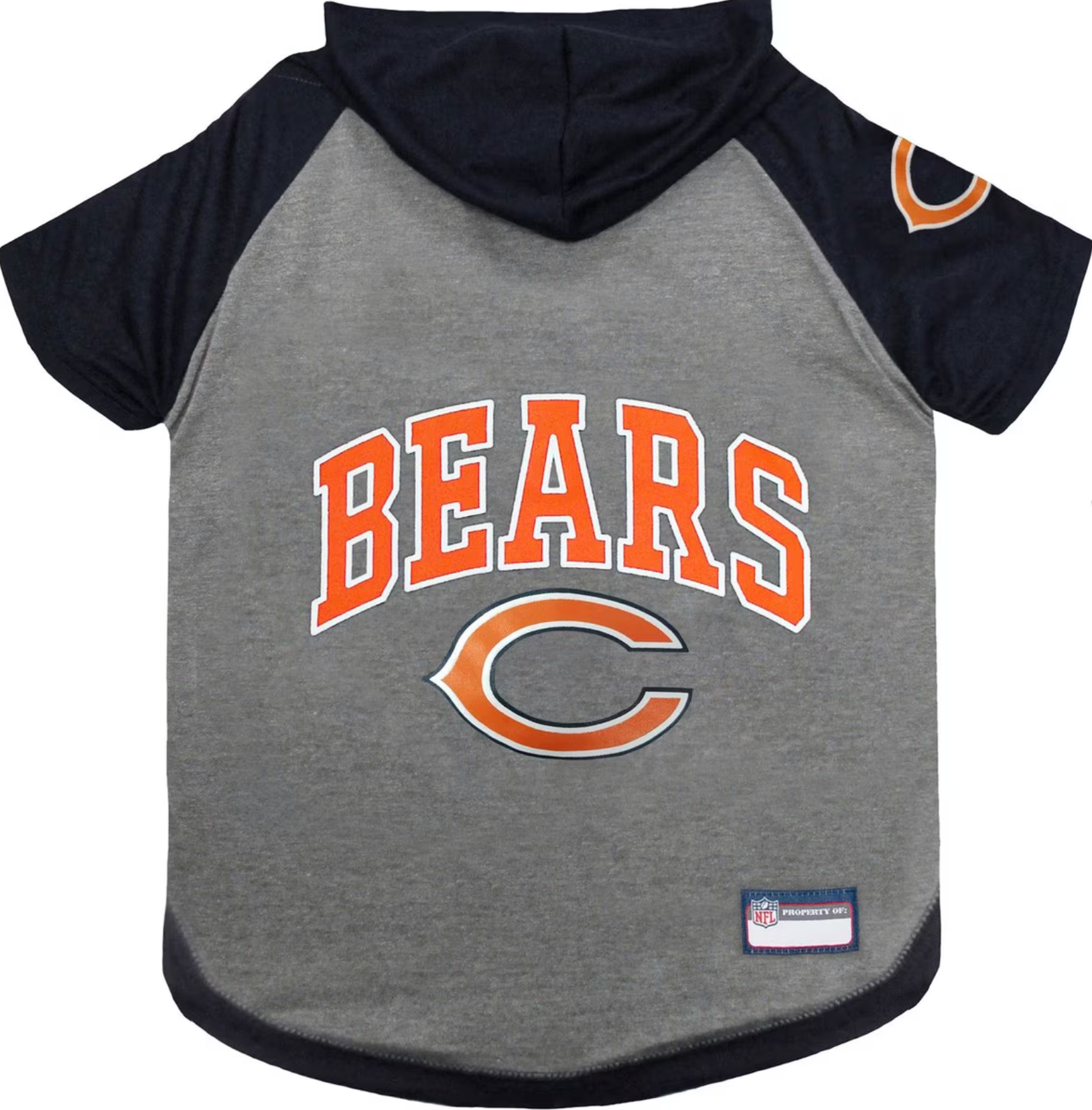 Pets First NFL Chicago Bears Hoodie Dog & Cat Tee Shirt