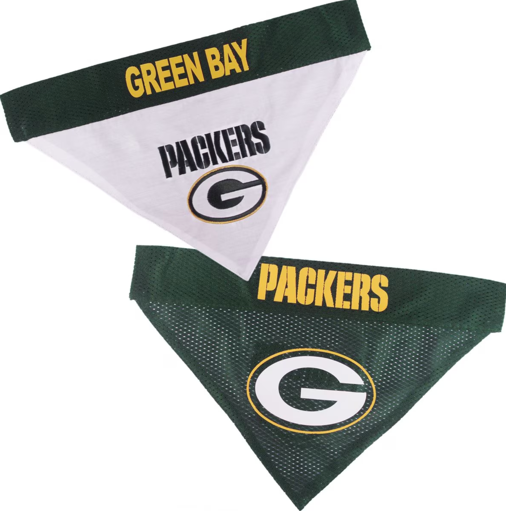 Pets First NFL Green Bay Packers Reversible Dog & Cat Bandana