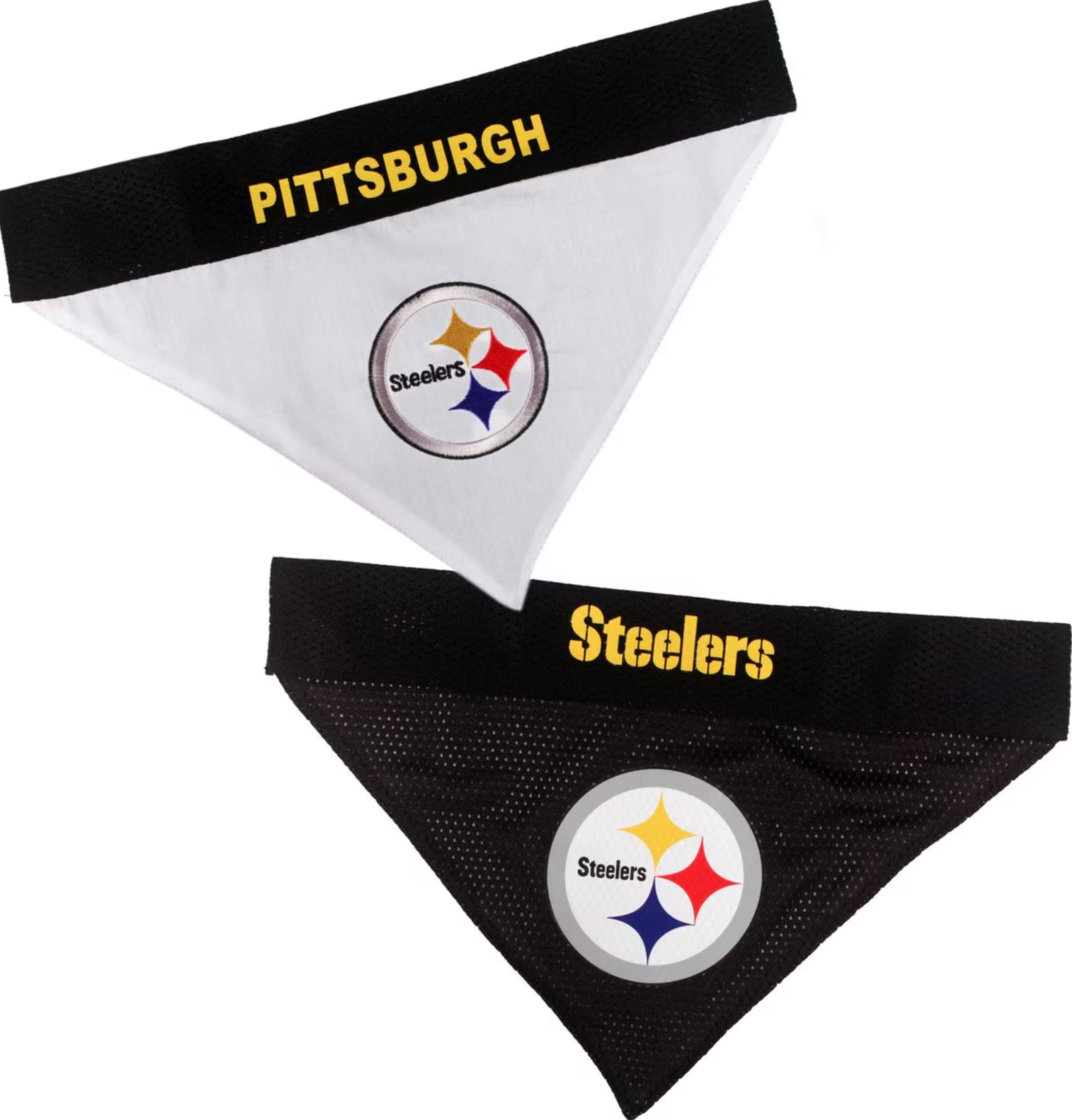 Pets First NFL Pittsburgh Steelers Reversible Dog & Cat Bandana
