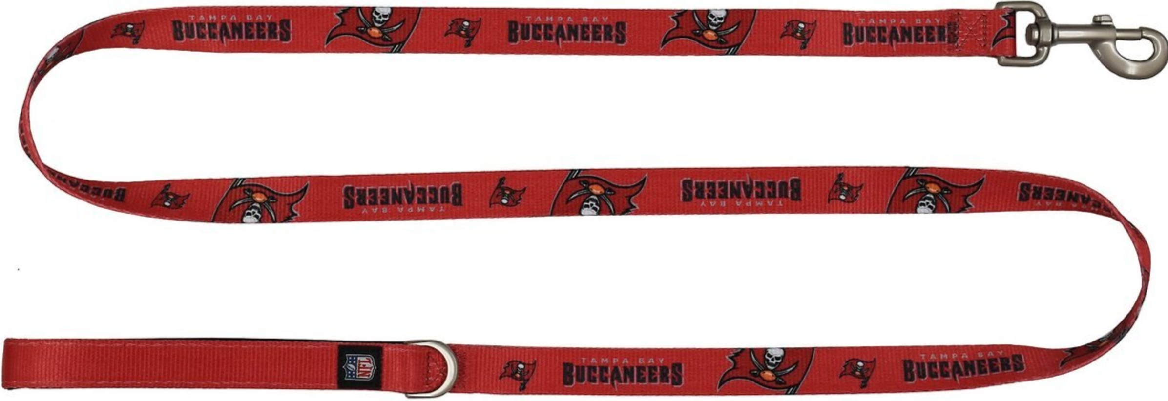 Littlearth NFL Premium Dog & Cat Lead, Tampa Bay Buccaneers