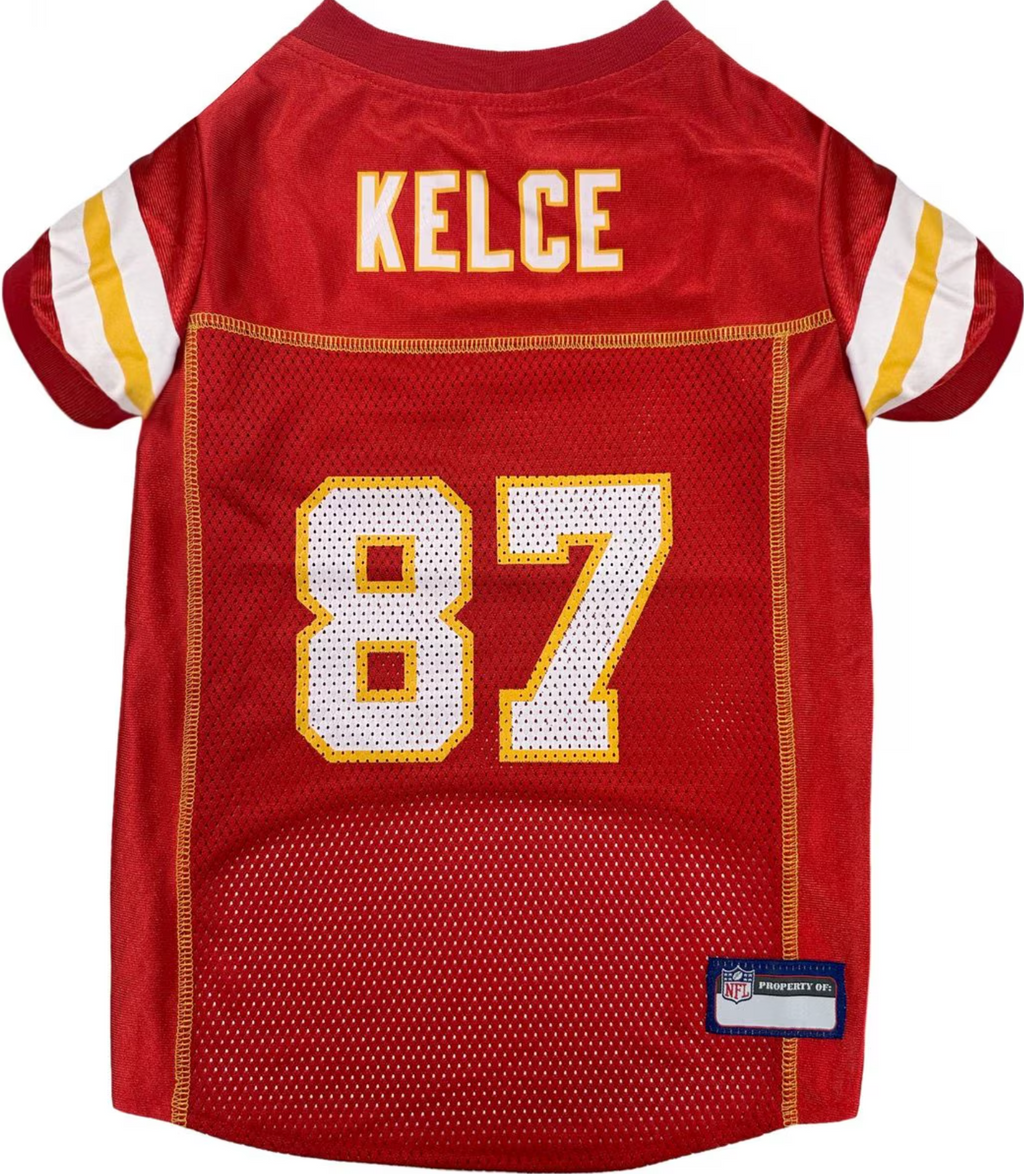 Pets First NFLPA Travis Kelce Dog & Cat Jersey