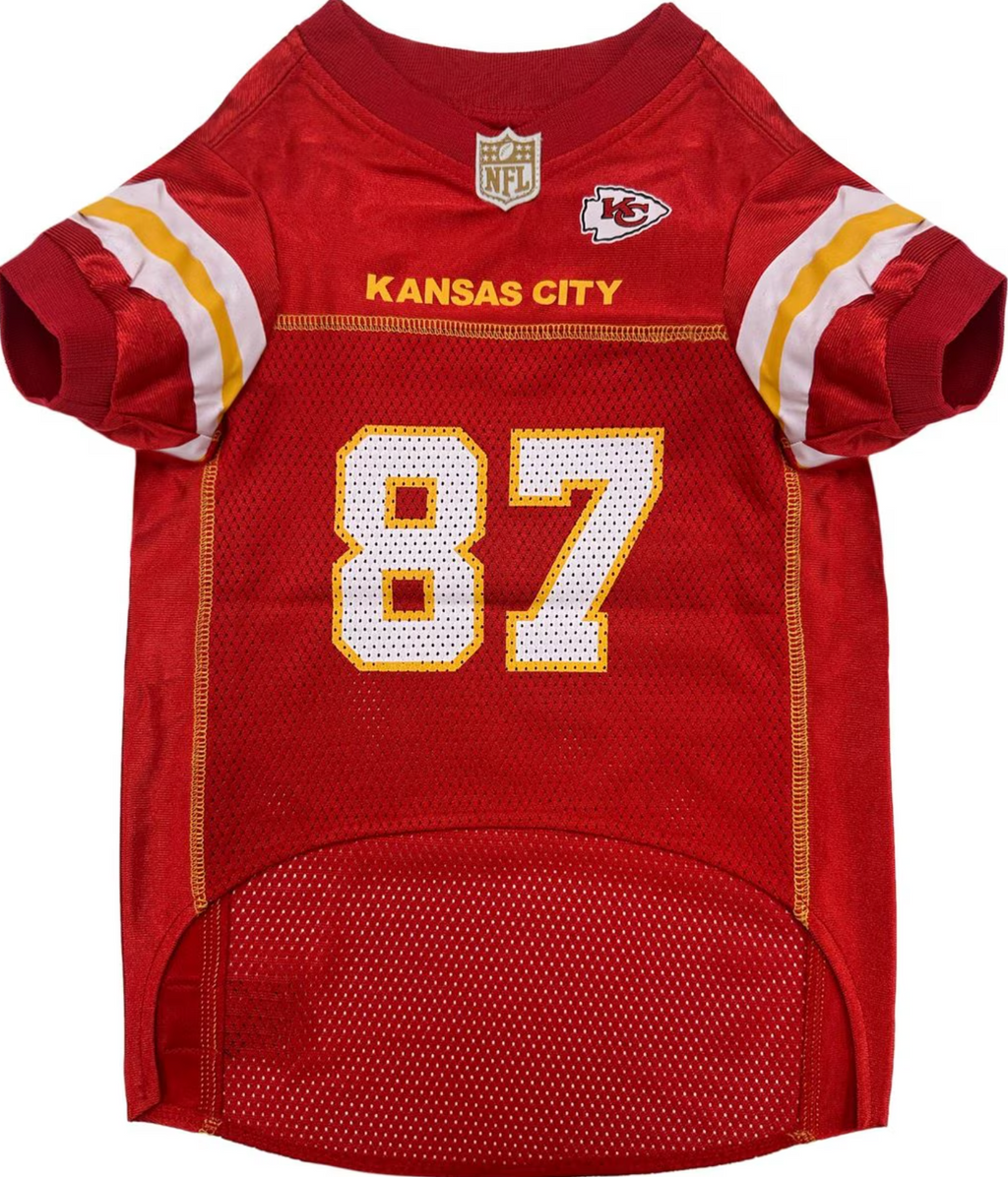 Pets First NFLPA Travis Kelce Dog & Cat Jersey