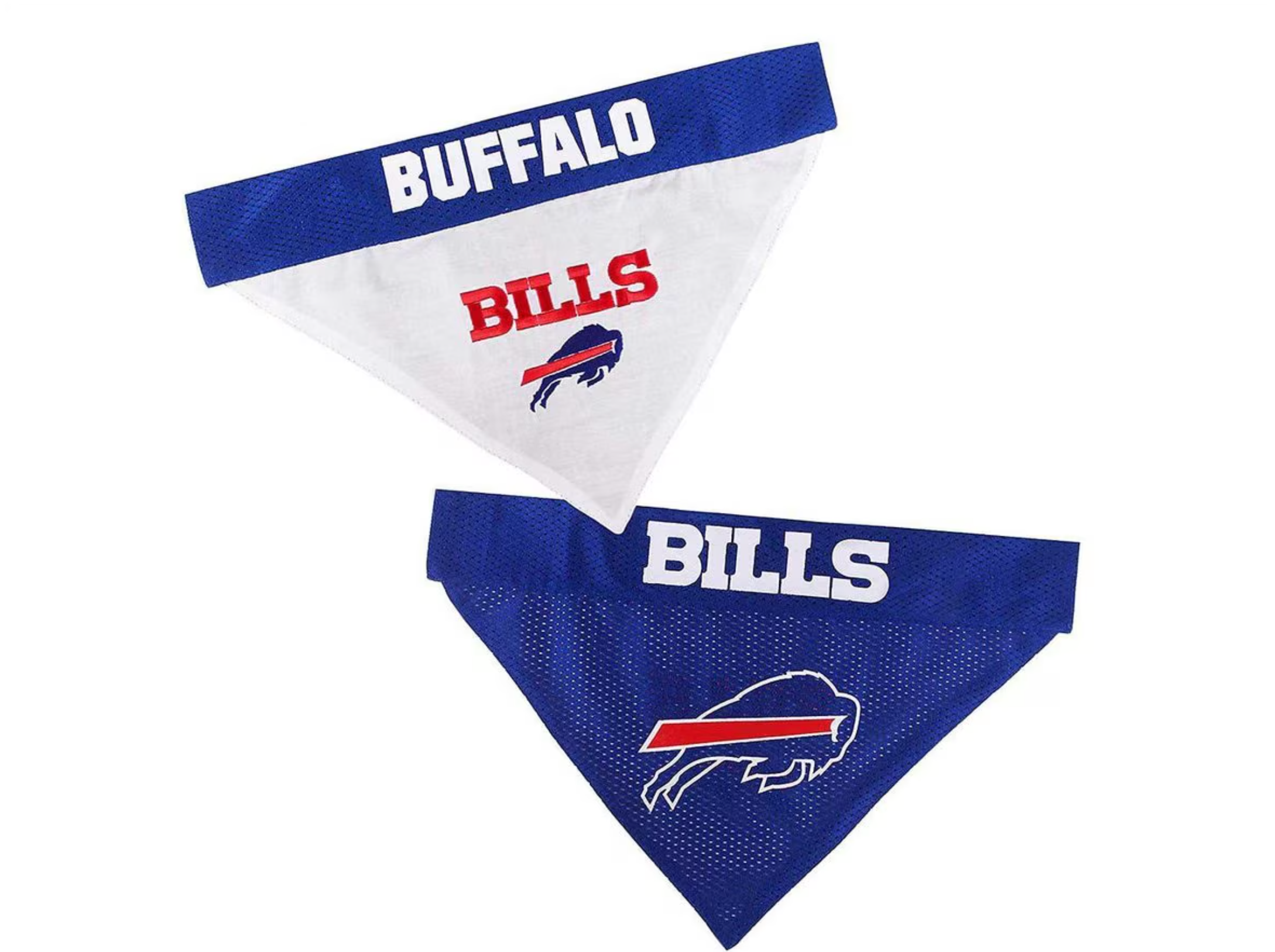 Pets First NFL Reversible Dog & Cat Bandana, Buffalo Bills