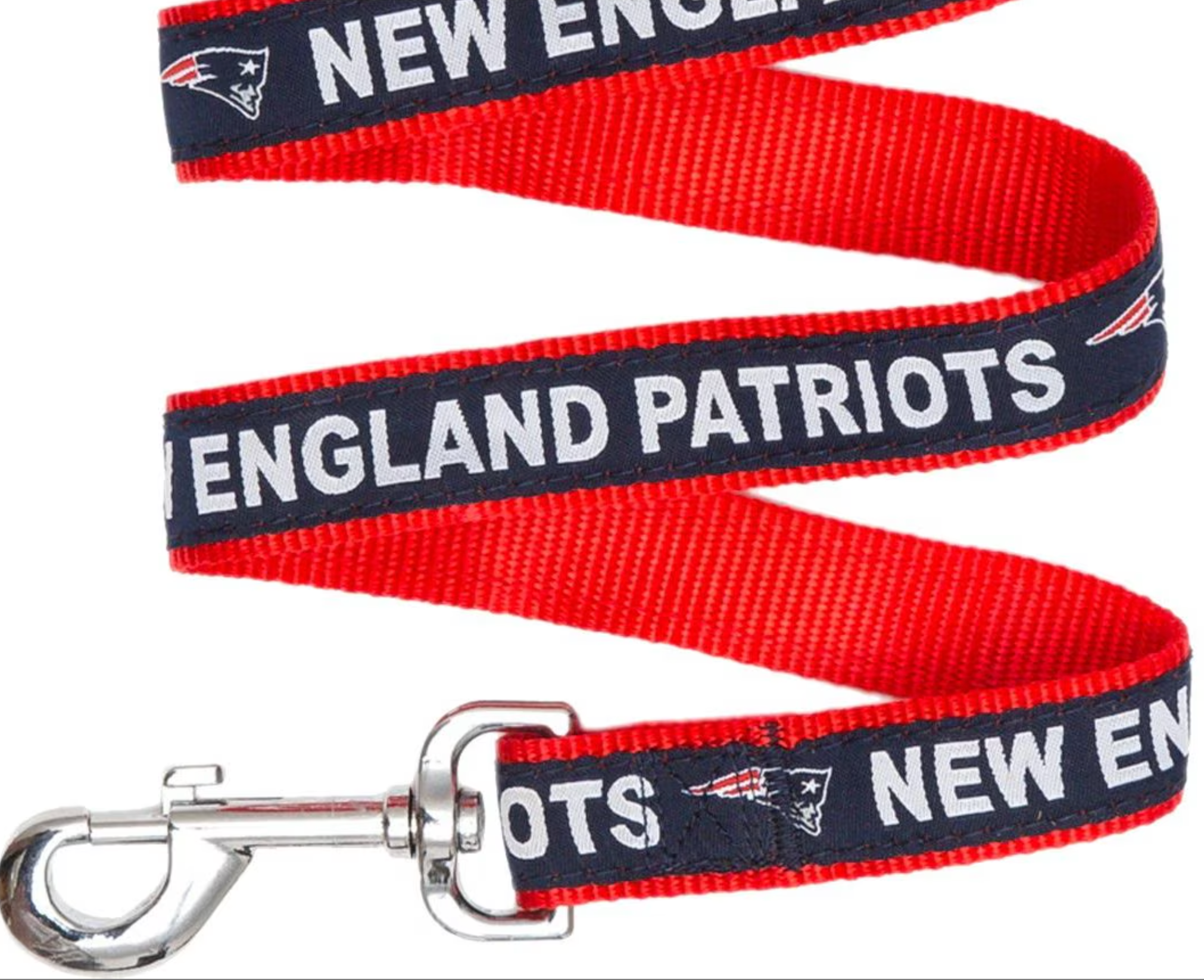 Pets First NFL Nylon Dog Leash, New England Patriots