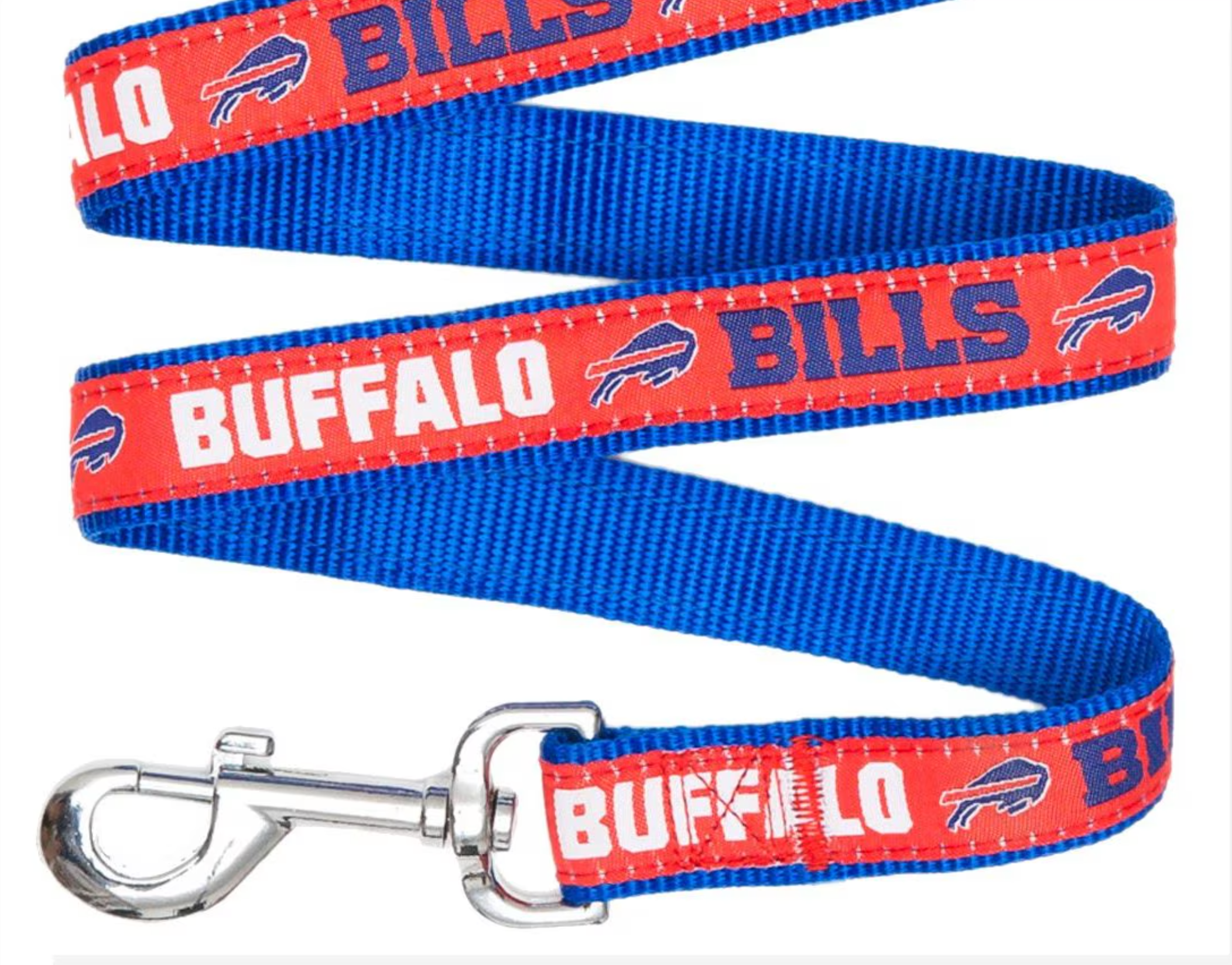 Pets First NFL Nylon Dog Leash, Buffalo Bills