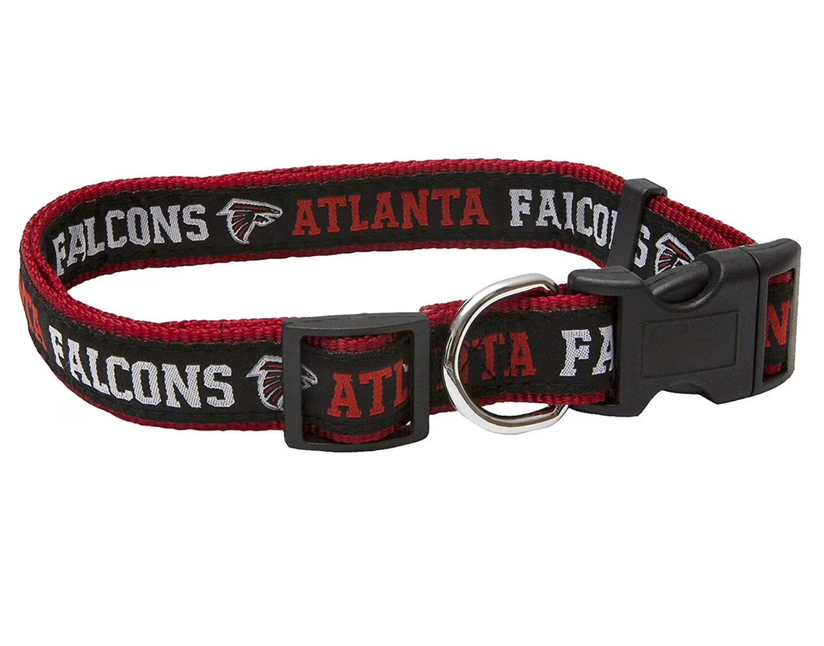 Pets First NFL Nylon Dog Collar, Atlanta Falcons