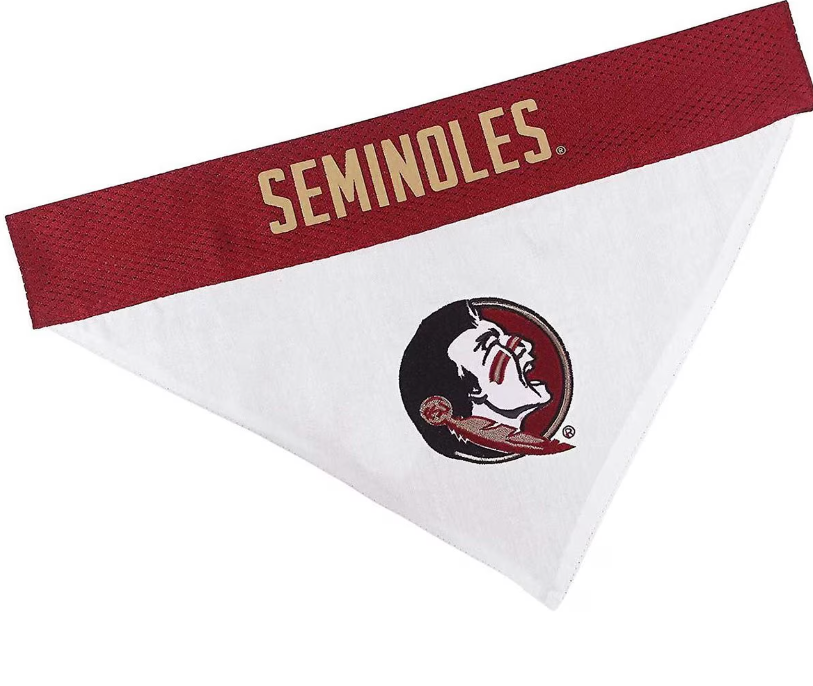 Pets First NCAA Reversible Dog & Cat Bandana, Florida State