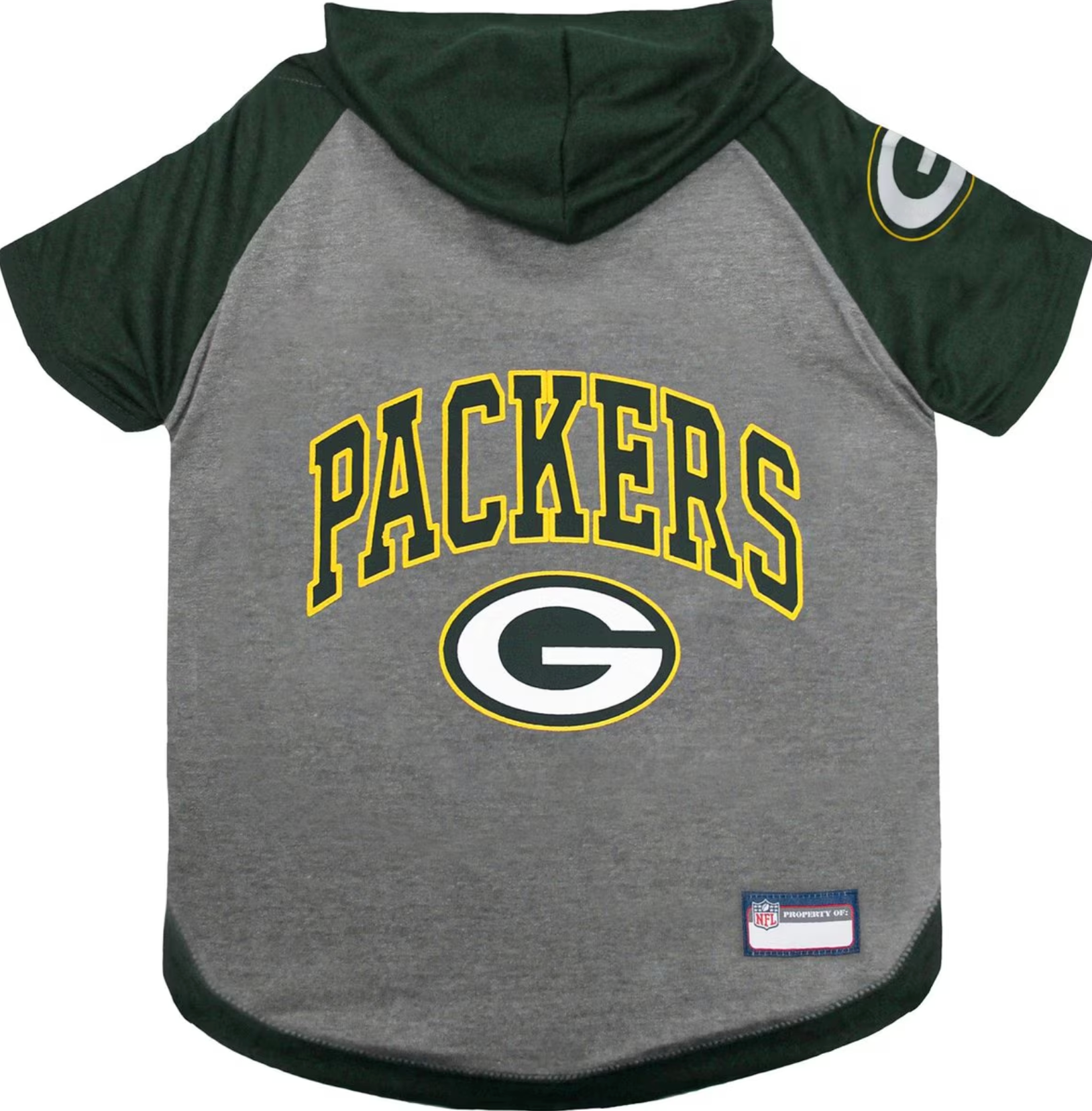 Pets First NFL Green Bay Packers Hoodie Dog & Cat Tee Shirt