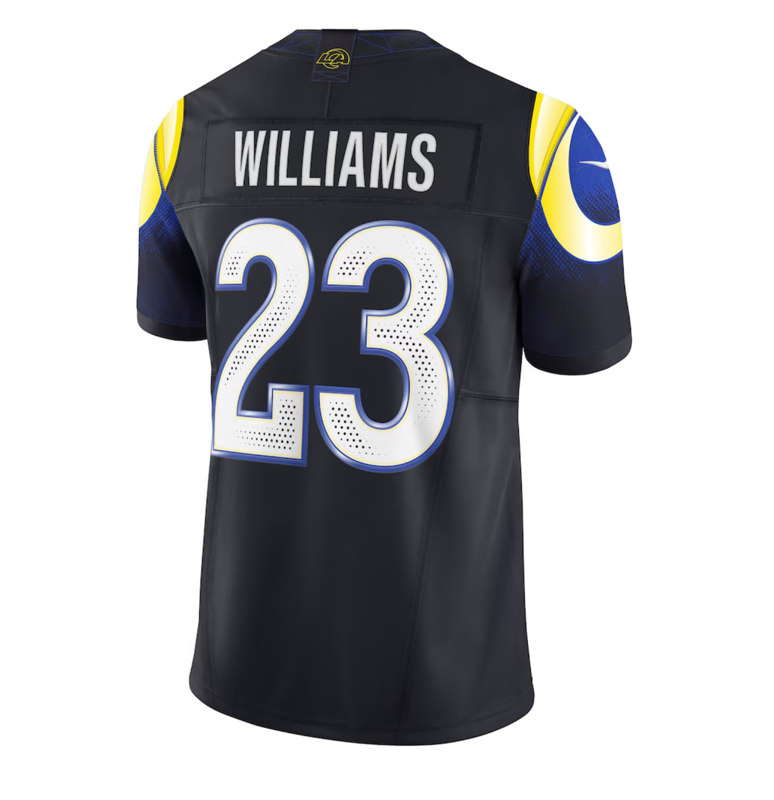 Men's Los Angeles Rams Kyren Williams Nike Midnight Blue 2025 Rivalries Collection Limited Jersey