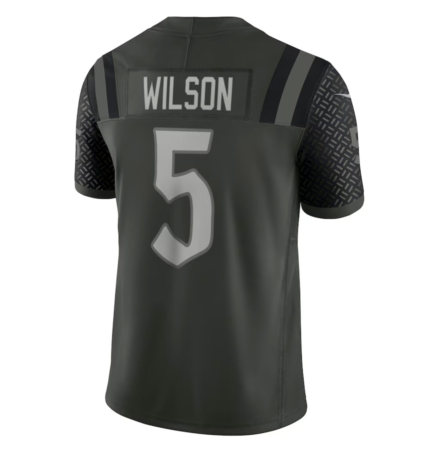 Men's New York Jets Garrett Wilson Nike Gotham Green 2025 Rivalries Collection Limited Jersey
