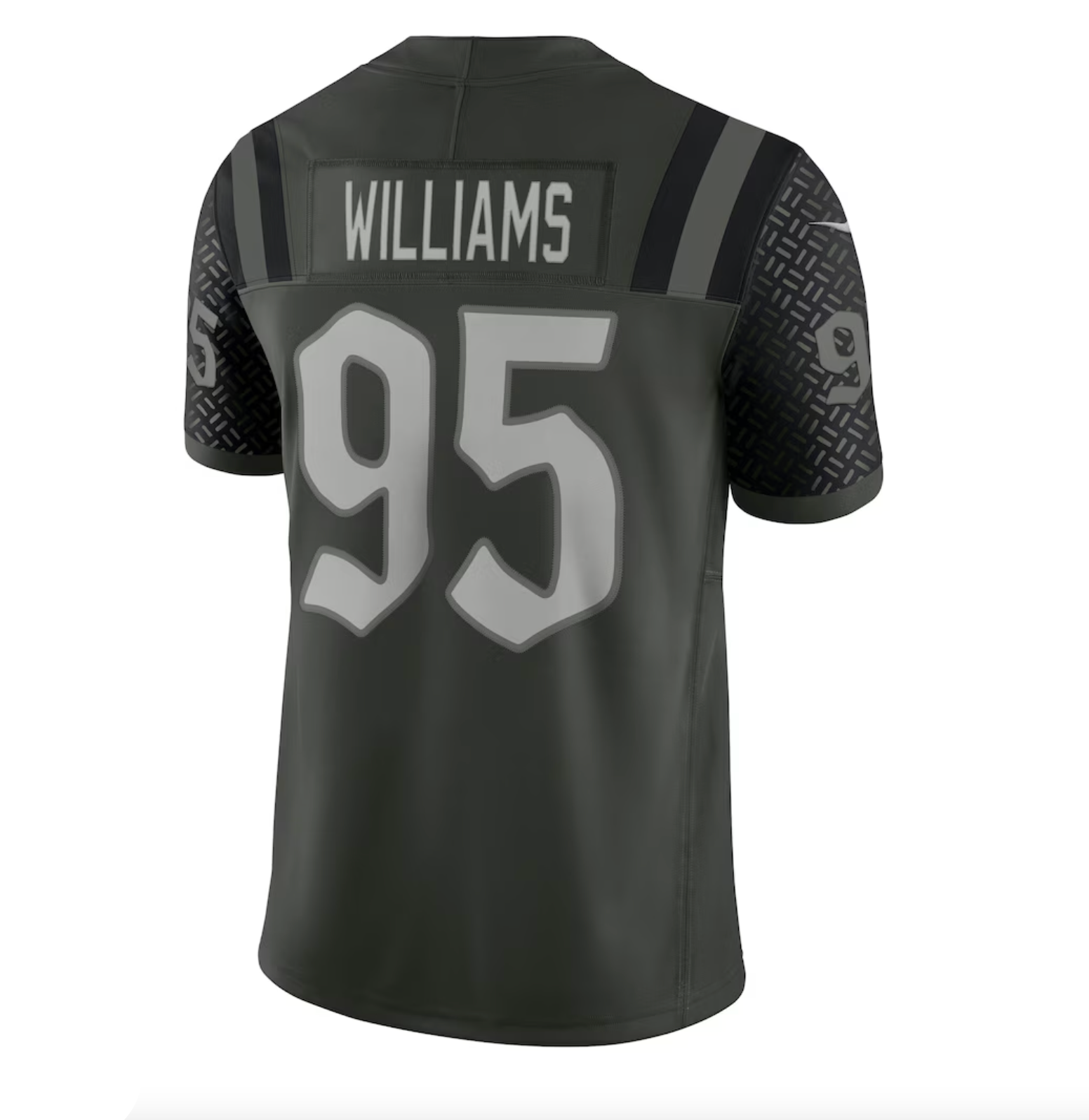 Men's New York Jets Quinnen Williams Nike Gotham Green 2025 Rivalries Collection Limited Jersey